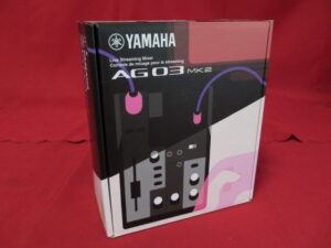 ヤマハ YAMAHA AG03 MK2 ライブストリーミングミキサー 3チャンネル ブラック